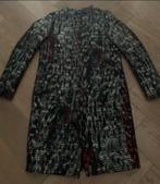 Turnover damesjas met mooie print, maat 34, Zwart, Zo goed als nieuw, Maat 34 (XS) of kleiner, Turnover