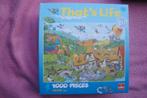 GOLIATH ECO THATS LIFE PUZZLE 1.000 stukjes voor 2.50euro., Ophalen of Verzenden, 500 t/m 1500 stukjes, Zo goed als nieuw, Legpuzzel