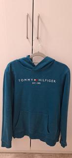 Tommy Hilfiger sweater maat 176 - petrol, Ophalen of Verzenden, Zo goed als nieuw