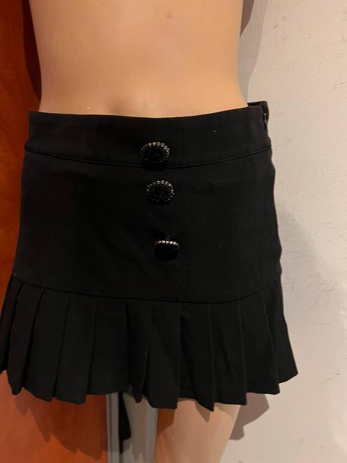 ROCCOBAROCCO plooien rok maat m  origineel ZGAN, Kleding | Dames, Rokken, Zo goed als nieuw, Maat 38/40 (M), Zwart, Boven de knie