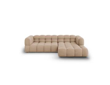 Cosmopolitan Design hoekbank Beige rechts velvet | €1499, nu beschikbaar voor biedingen