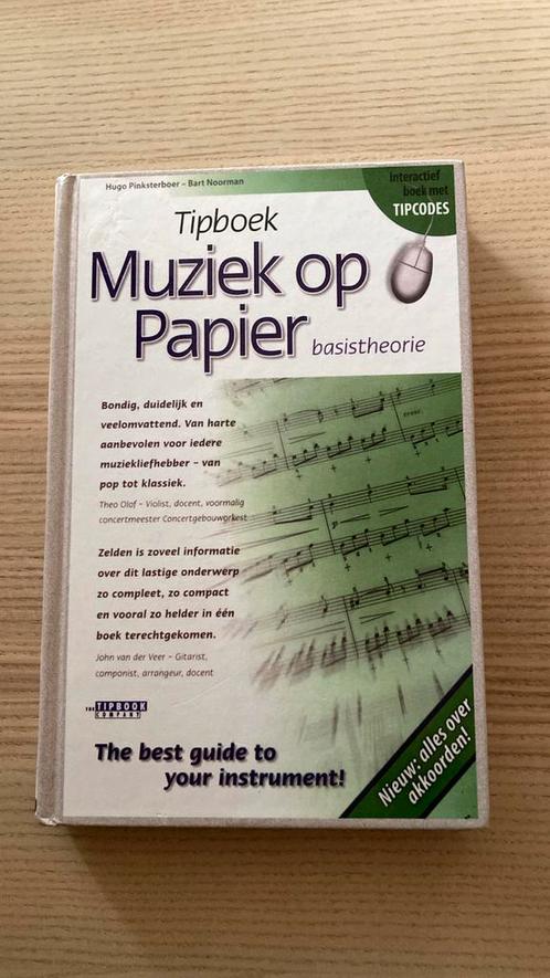 Muziek op papier (hardcover), Boeken, Muziek, Gelezen, Instrument, Ophalen of Verzenden