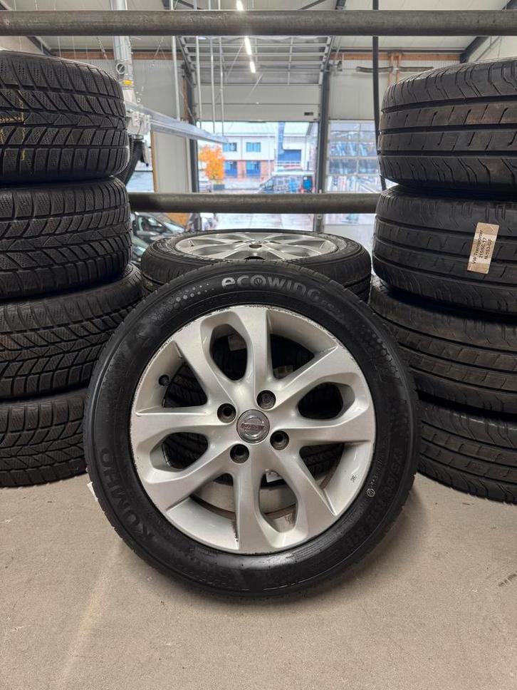 Banden en Velgen Set 15 inch Nissan Micra met NIEUWE BANDEN, Auto-onderdelen, Banden en Velgen, Banden en Velgen, Zomerbanden