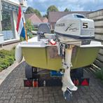 Goed onderhouden TERHI sloep, inclusief buitenboordmotor., Watersport en Boten, Sloepen, Ophalen, Gebruikt, Tot 10 pk, 3 tot 6 meter