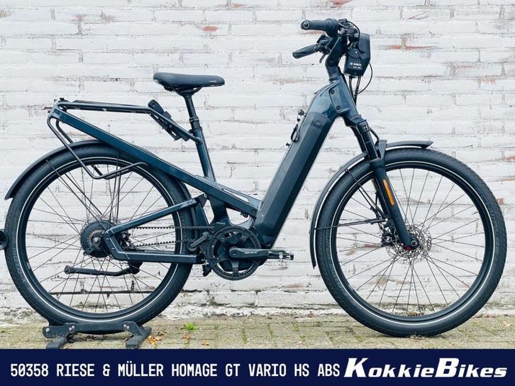 Riese & Müller Homage GT vario 1250 Wh dual HS ABS Deepsea, Fietsen en Brommers, Elektrische fietsen, Gebruikt, Overige merken