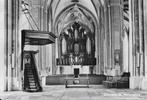 Pa7 Ongelopen Ansichtkaart Zutphen St Walburgskerk interieur, Ophalen of Verzenden, 1960 tot 1980, Ongelopen, Gelderland