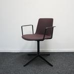 Enea Lottus Design Stoelen | Eetkamerstoelen | Donkerbruin, Gebruikt, Bruin, Ophalen of Verzenden, Metaal