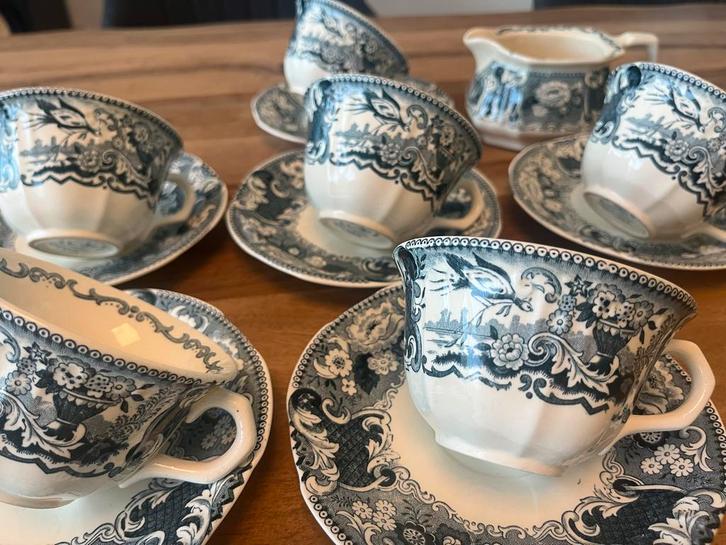 Antiek Victoria Servies - Société Céramique Maastricht, Antiek en Kunst, Antiek | Servies compleet, Ophalen of Verzenden