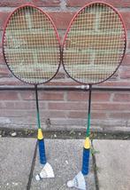 2. Badminton. Rackets. En 2 Shuttle's, Ophalen of Verzenden, Gebruikt, Overige typen