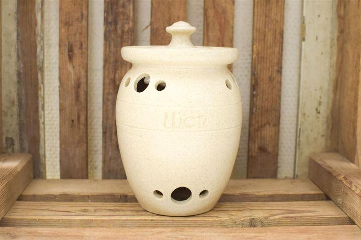 Uienpot met deksel 39994, Huis en Inrichting, Keuken | Servies, Gebruikt, Overige typen, Overige stijlen, Ophalen of Verzenden