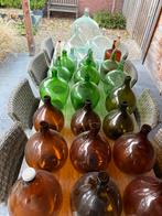 Grote collectie wijnflessen / gistflessen, Antiek en Kunst, Antiek | Glas en Kristal, Ophalen of Verzenden