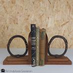 Antieke boekensteunen met hoefijzer, Ophalen of Verzenden