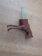 Paard Ladeknopje / Kastknopje - Handgemaakt, Ophalen of Verzenden, Gebruikt, Wandhaken, Minder dan 100 cm
