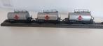 3 Märklin Ketelwagons " Gasolin ", Wisselstroom, Gebruikt, Wagon, Ophalen of Verzenden
