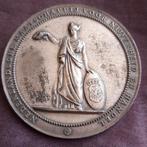 Penning Maatschappij Nijverheid en Handel 150 Jarig Jubileum, Postzegels en Munten, Penningen en Medailles, Verzenden, Brons
