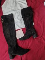 AGL Zwarte Hoge Laarzen - Maat 37 1x gedragen, Hoge laarzen, Zwart, AGL, Ophalen of Verzenden