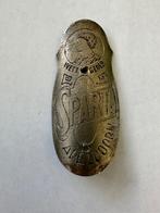 Stokoud balhoofdplaatje SPARTA. Balhoofd plaatje., Ophalen of Verzenden, Gebruikt, Gebruiksvoorwerp