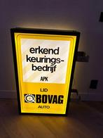 Dubbelzijdige BOVAG APK Lichtreclame/lichtbak 90x55x19 cm, Ophalen of Verzenden, Lichtbak of (neon) lamp
