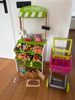 Houten marktkraam met houten accessoires, Ophalen, Gebruikt