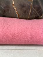 Grote wollen deken, roze, rozetinten, Tweepersoons, Ophalen of Verzenden, Roze, Deken of Dekbed