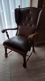 eiken stoel, Huis en Inrichting, Stoelen, Ophalen, Gebruikt, Bruin, Eén