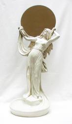 Art Nouveau Spiegel - Bernard Bloch - T. Schoop., Antiek en Kunst, Ophalen of Verzenden, Overige vormen, Minder dan 50 cm, Minder dan 100 cm