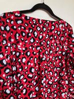 Josephine & Co rood panterprint travelstof jurk maat 38, Maat 38/40 (M), Josephine & Co, Rood, Danzigerkade 223C 1013 AP Amsterdam Nederland