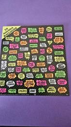 Vintage tekstballonnen agenda/ foto stickers., Hobby en Vrije tijd, Stickers en Plaatjes, Verzenden, Zo goed als nieuw, Meerdere stickers