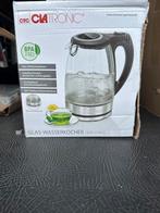 Clatronic Glas-Wasserkocher WKS 3744 G - Nieuw, Minder dan 1 liter, Ophalen of Verzenden, Nieuw, Draadloos