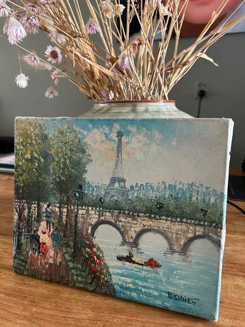 Caroline Burnett schilderij olieverf Paris Parijs beschikbaar voor biedingen
