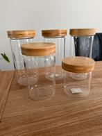 glazen voorraadpotten Xenos, Ophalen of Verzenden, Zo goed als nieuw, Glas, Pot, Bus of Blik