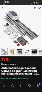 Nieuwe  garagedeuropener met afstandsbedieningen, Doe-het-zelf en Verbouw, Ophalen of Verzenden, Metaal, 200 tot 215 cm, Garagedeur