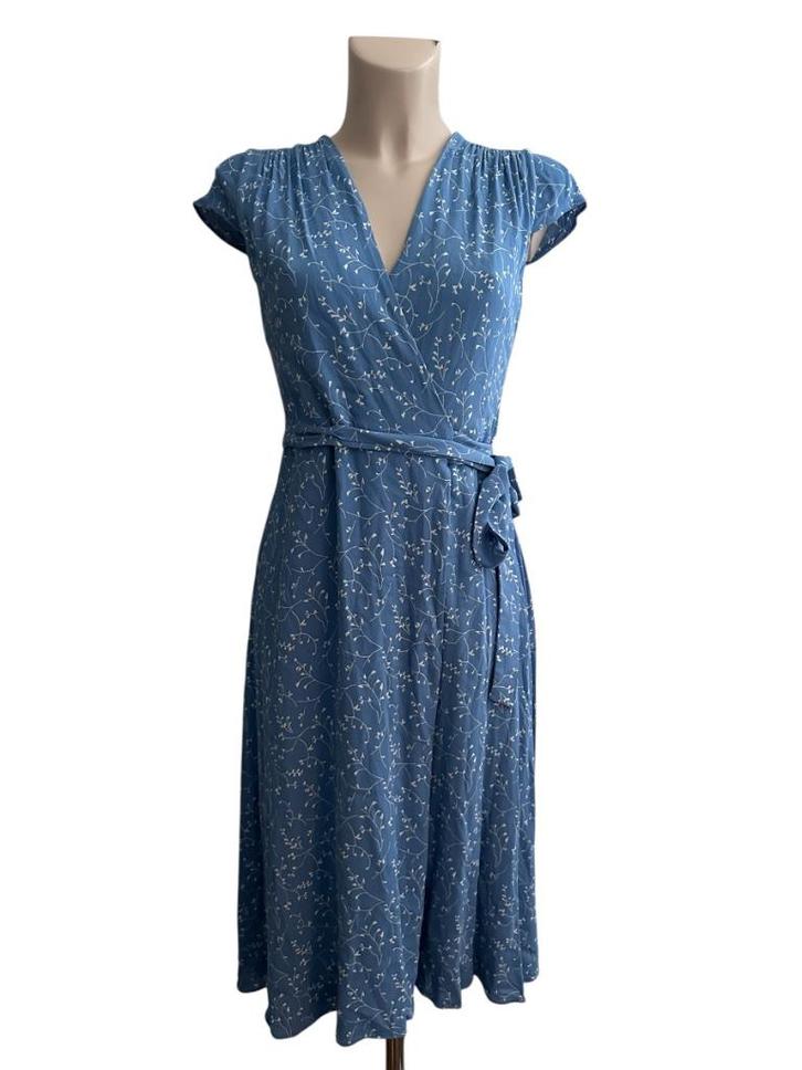 Ivy & Oak jurk L, Kleding | Dames, Jurken, Zo goed als nieuw, Maat 42/44 (L), Blauw, Onder de knie, Ophalen of Verzenden