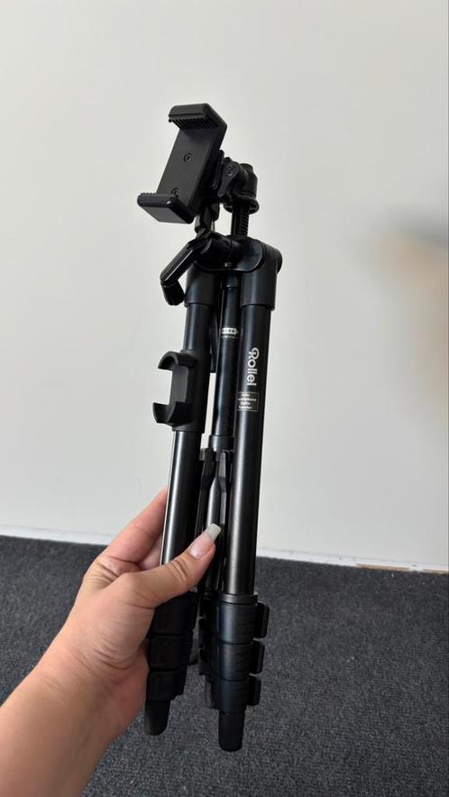 Rollei Smartphone Travel statief - bluetooth, Audio, Tv en Foto, Fotografie | Statieven en Balhoofden, Driepoot, Minder dan 150 cm