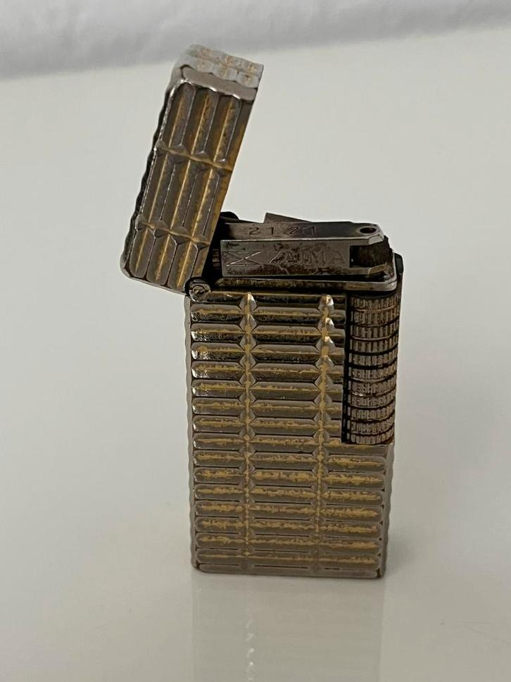 ZAIMA COMELET vintage mooie vergulde aansteker., Verzamelen, Rookartikelen, Aanstekers en Luciferdoosjes, Gebruikt, Aansteker