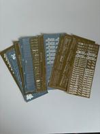 Gouden en zilveren stickers voor kaartjes, Ophalen of Verzenden, Gebruikt, Meerdere stickers