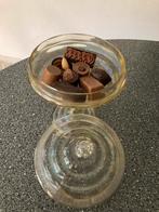 Vintage Bonbonnière met Deksel, Antiek en Kunst, Antiek | Glas en Kristal, Ophalen of Verzenden