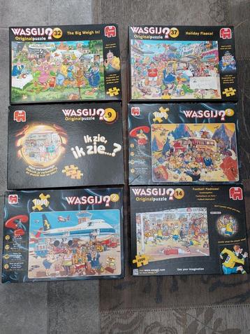 6 Wasgij Original puzzels (nr 2, 5, 9, 14, 32 en 37) beschikbaar voor biedingen