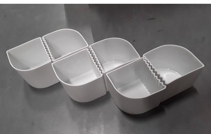 Serax vaasjes Grint Harmonics nieuw wit twv € 20,00 st!, Huis en Inrichting, Woonaccessoires | Vazen, Nieuw, Wit, Minder dan 50 cm
