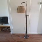Vintage - Vloerlamp - Schermerlamp - Klassiek -Koper/Stof-**, Ophalen, Gebruikt, Metaal, VINTAGE