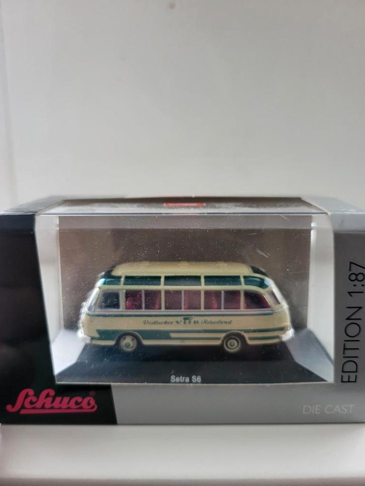 Schuco Setra S6 1:87 - Zeldzaam Model!, Hobby en Vrije tijd, Modelauto's | 1:87, Zo goed als nieuw, Bus of Vrachtwagen, Schuco