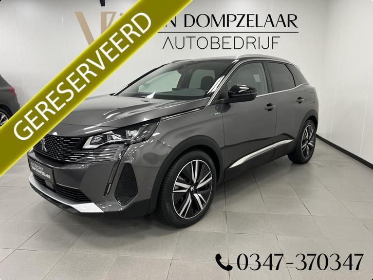 Peugeot 3008 1.6 Plug-In Hybride4 300PK GT / PANODAK / LEDER, Auto's, Peugeot, Bedrijf, Te koop, 4x4, ABS, Achteruitrijcamera