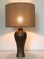 koperen schemerlamp, tafellamp, Huis en Inrichting, Lampen | Tafellampen, Ophalen, Gebruikt, Metaal, 50 tot 75 cm