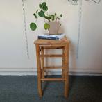 Vintage kruk van Bamboe, Huis en Inrichting, Ophalen, Zo goed als nieuw, Hout