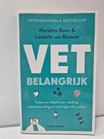 VET belangrijk. Mariëtte Boon, Liesbeth van Rossum, Ophalen of Verzenden, Zo goed als nieuw, Dieet en Voeding