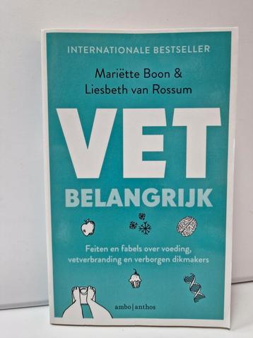 VET belangrijk. Mariëtte Boon, Liesbeth van Rossum beschikbaar voor biedingen