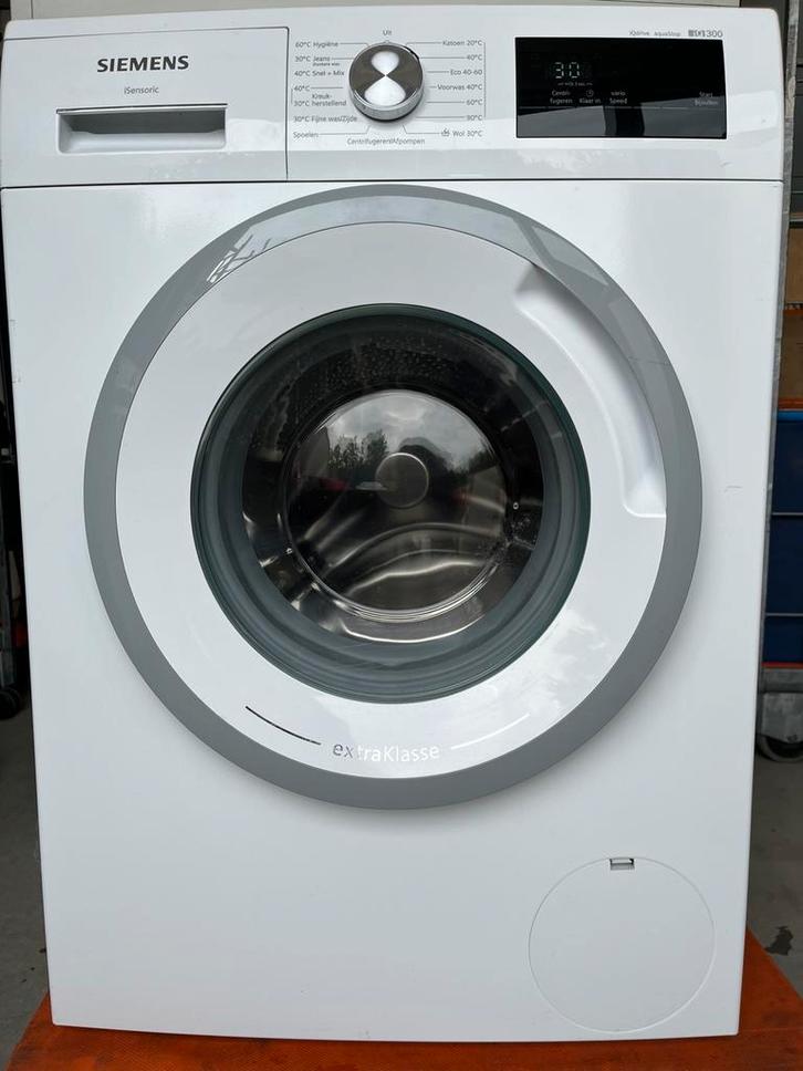 Siemens iSensoric, Witgoed en Apparatuur, Wasmachines, Zo goed als nieuw, 85 tot 90 cm, 1200 tot 1600 toeren, Ophalen