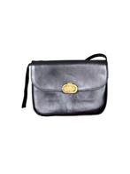 Vintage Celine Black Box Leather Triomphe Crossbody Bag, Ophalen of Verzenden, Gebruikt, Zwart, Schoudertasje