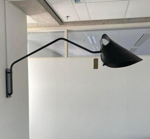 Jacco Maris Mrs.Q design wandlamp zwart op zwart, Huis en Inrichting, Lampen | Wandlampen, Zo goed als nieuw, Ophalen of Verzenden