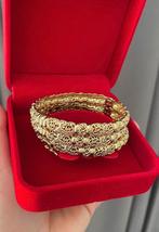 Gouden Armbanden, Ophalen of Verzenden, Zo goed als nieuw, 17 tot 18, Dame